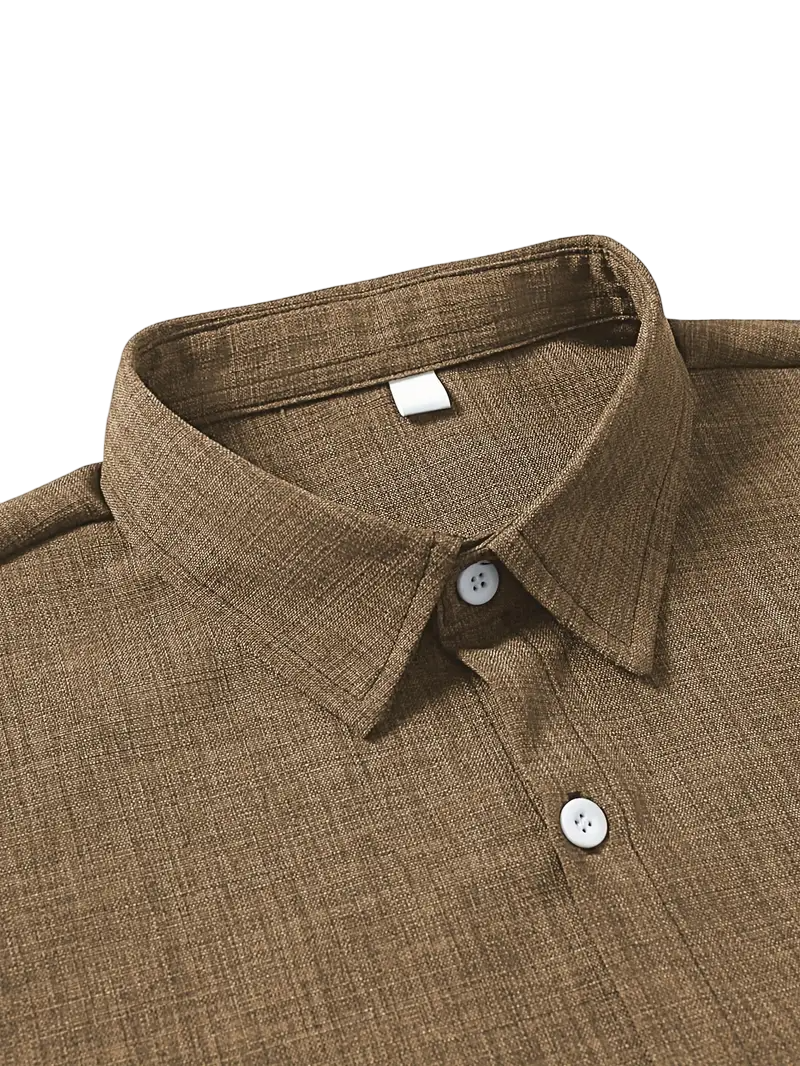 Camisa Cruzada Caqui