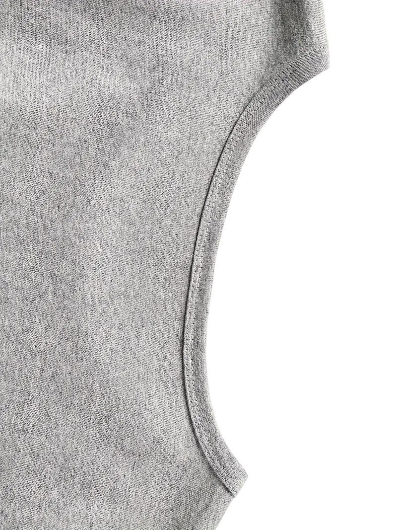 Camiseta Gris Casual