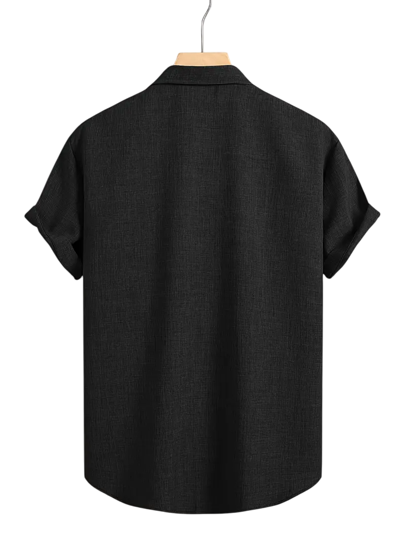 Camisa Cruzada Negra