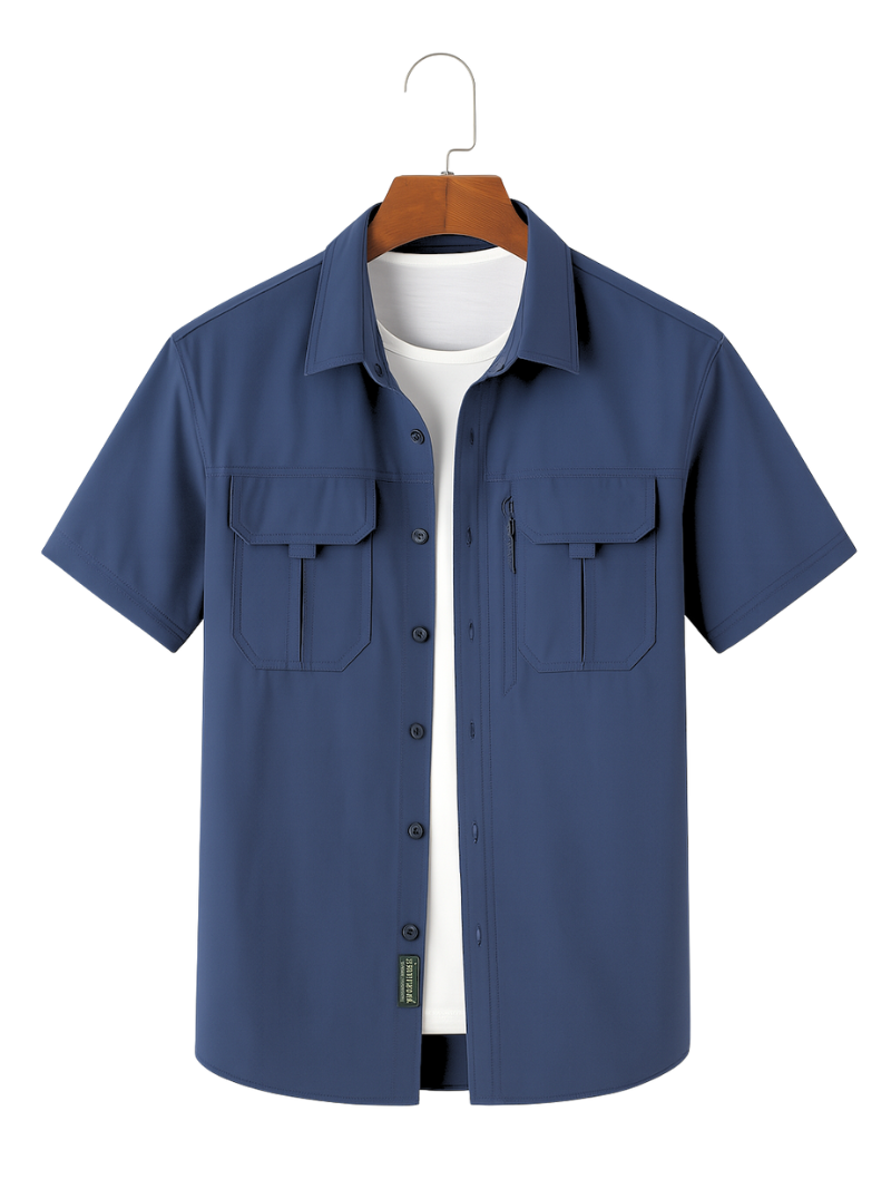 Camisa Outdoor Zi Blue