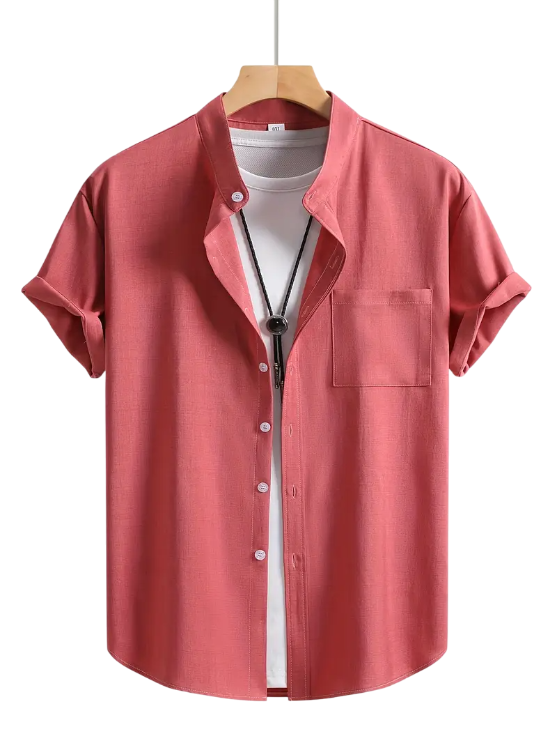 Camisa Citric Pocket Coral