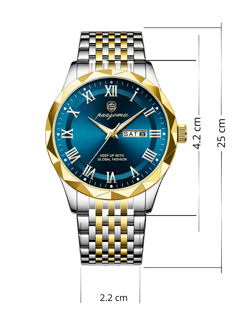 Reloj Paazomu Blue Golden