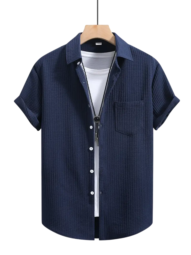 Camisa Gofre Salvia