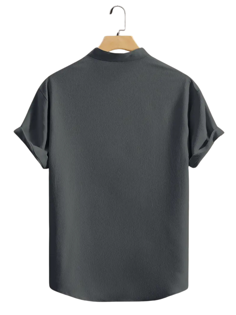 Camisa Crepé Ceniza