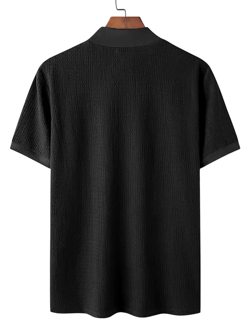 Camiseta Negra Cuello Alto