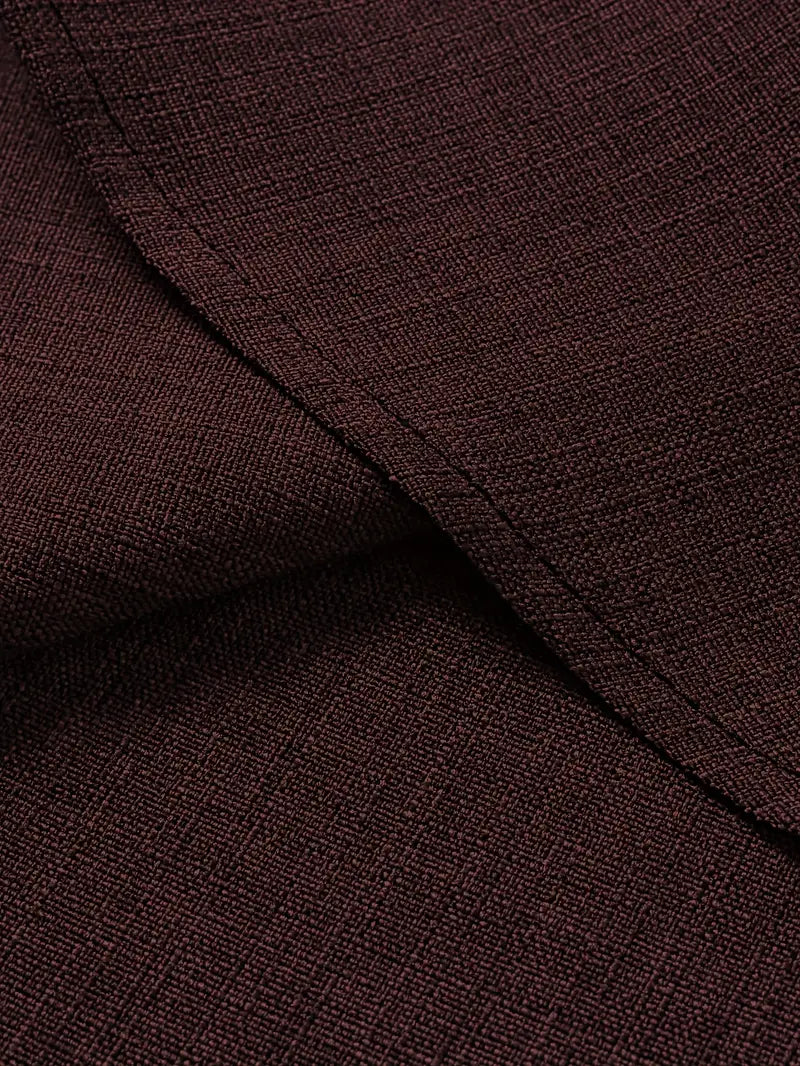 Camisa Cruzada Borgoña