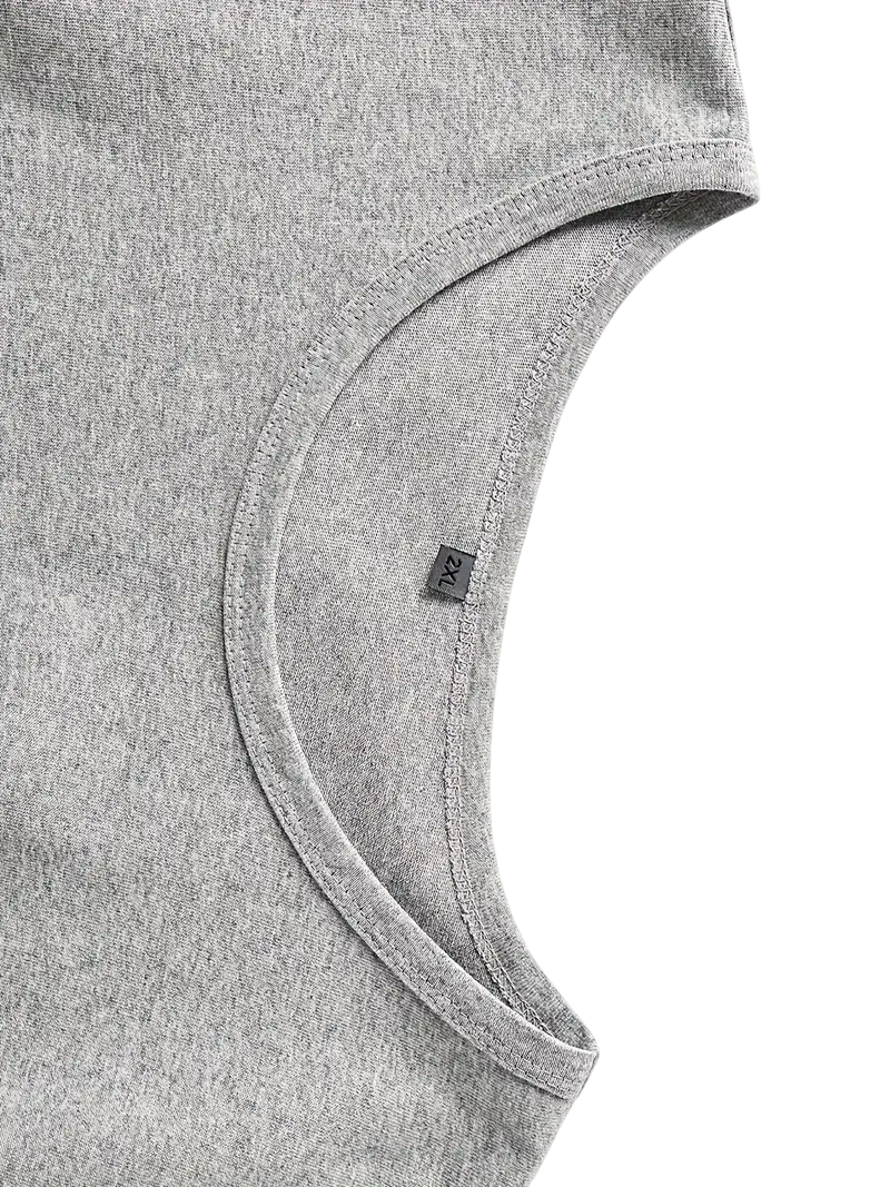 Camiseta Gris Casual