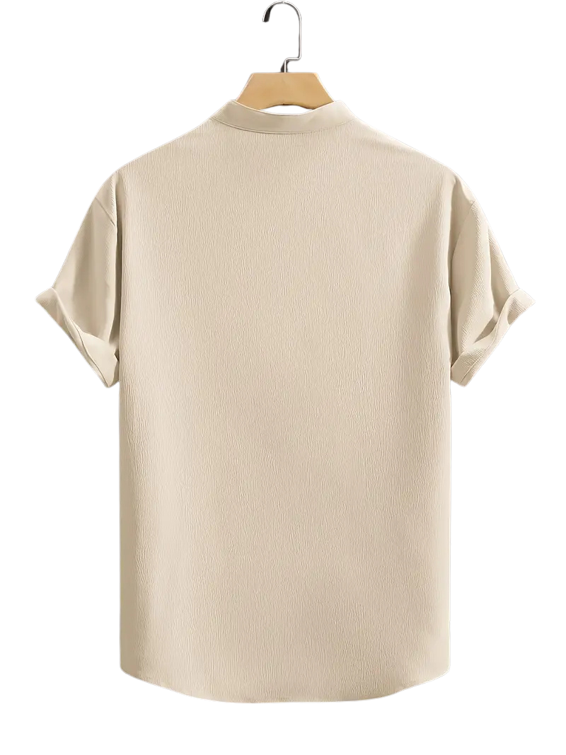 Camisa Crepé Almendra