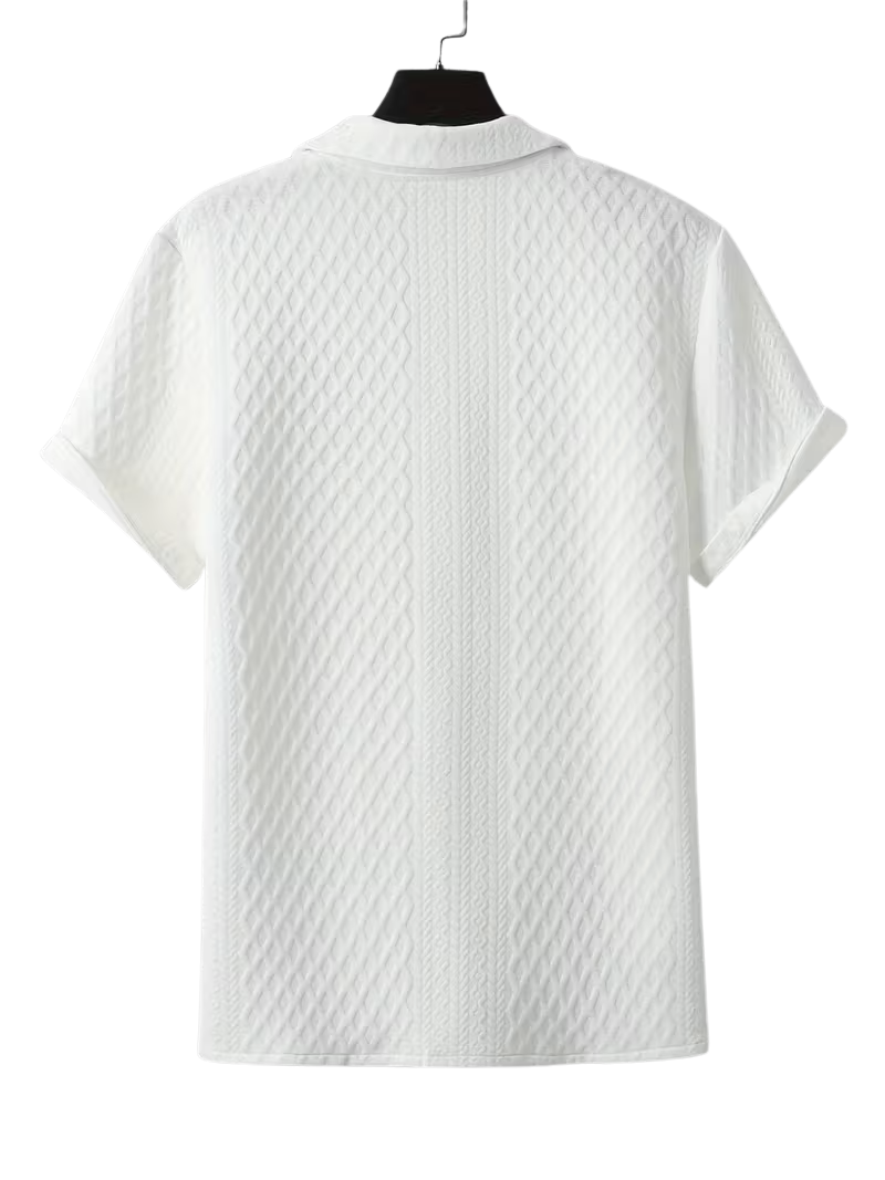 Camisa Jacquard Blanca