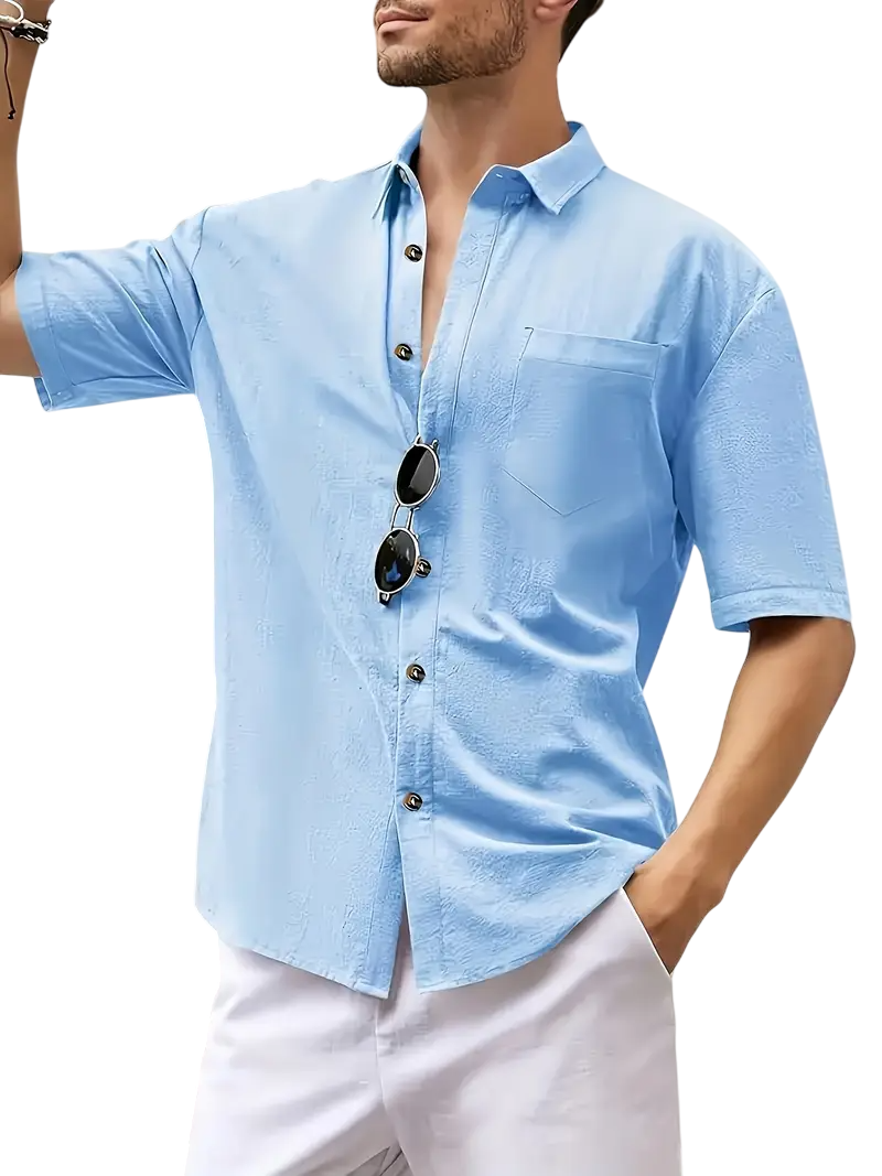 Camisa Smooth Azur