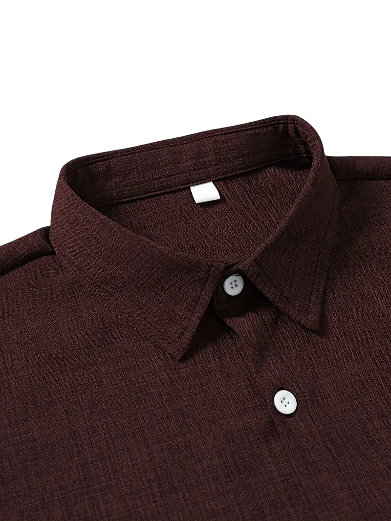 Camisa Cruzada Borgoña
