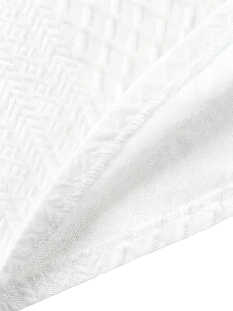 Camiseta Henley White