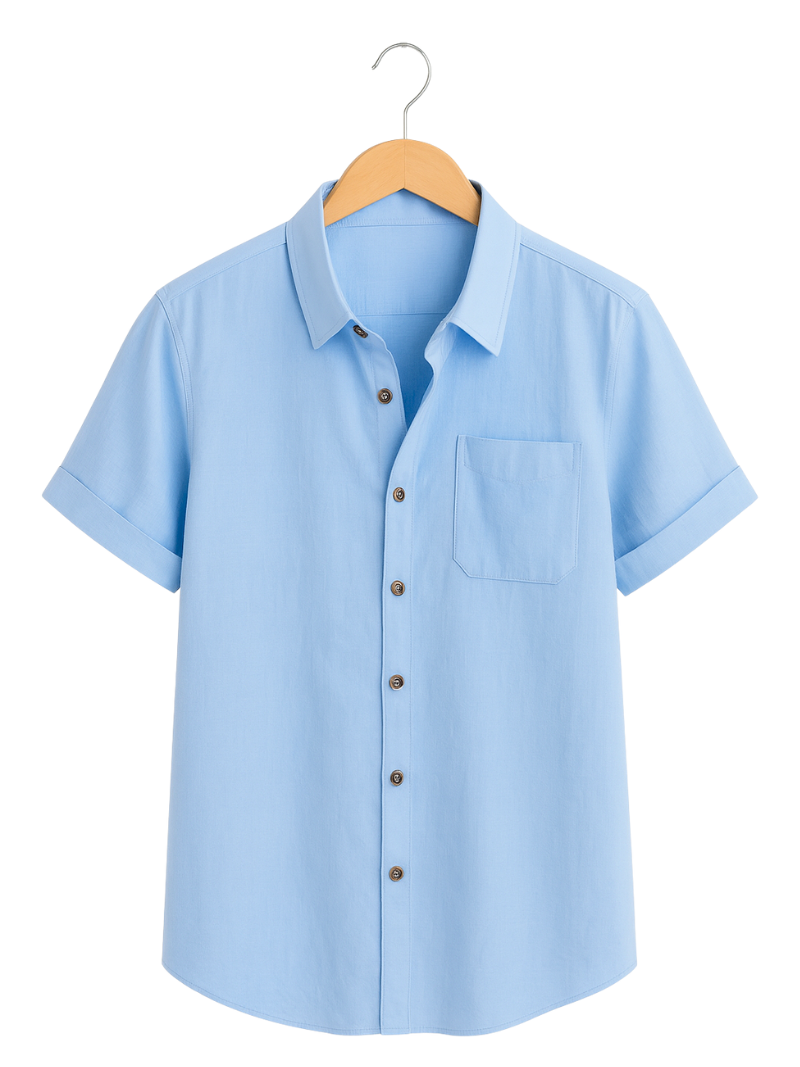 Camisa Smooth Azur