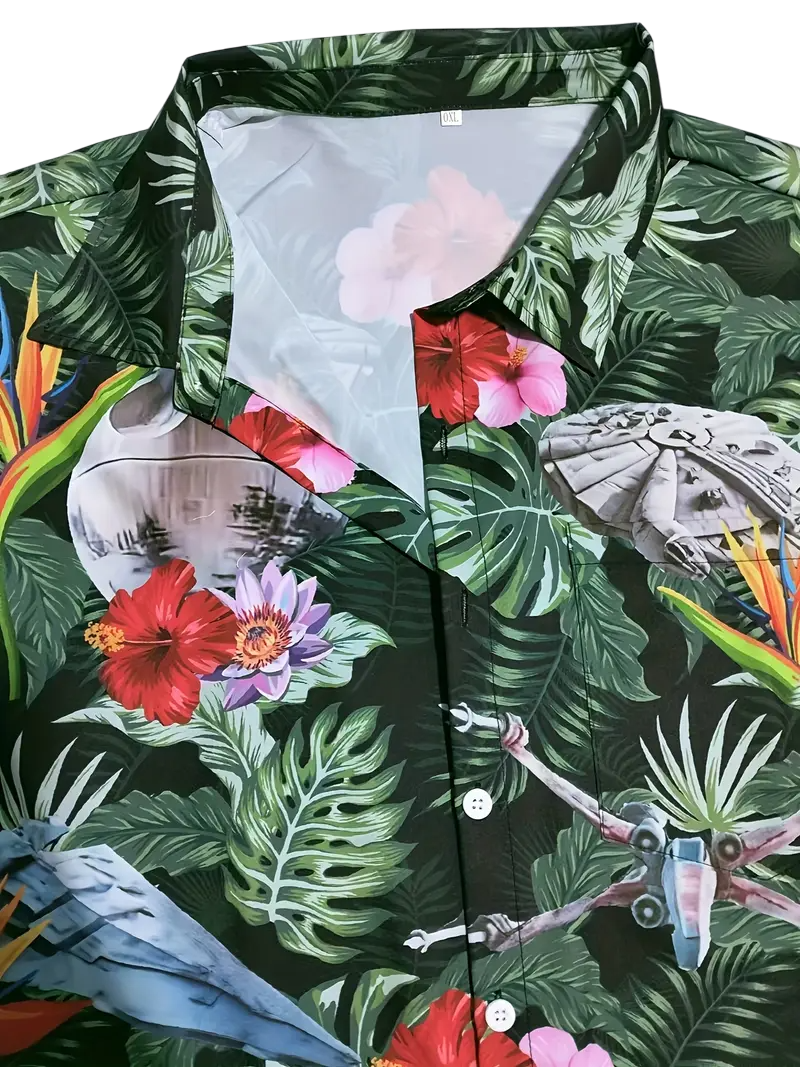Camisa Hawaiian Space