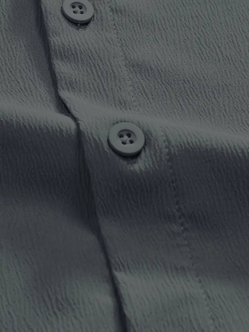 Camisa Crepé Ceniza