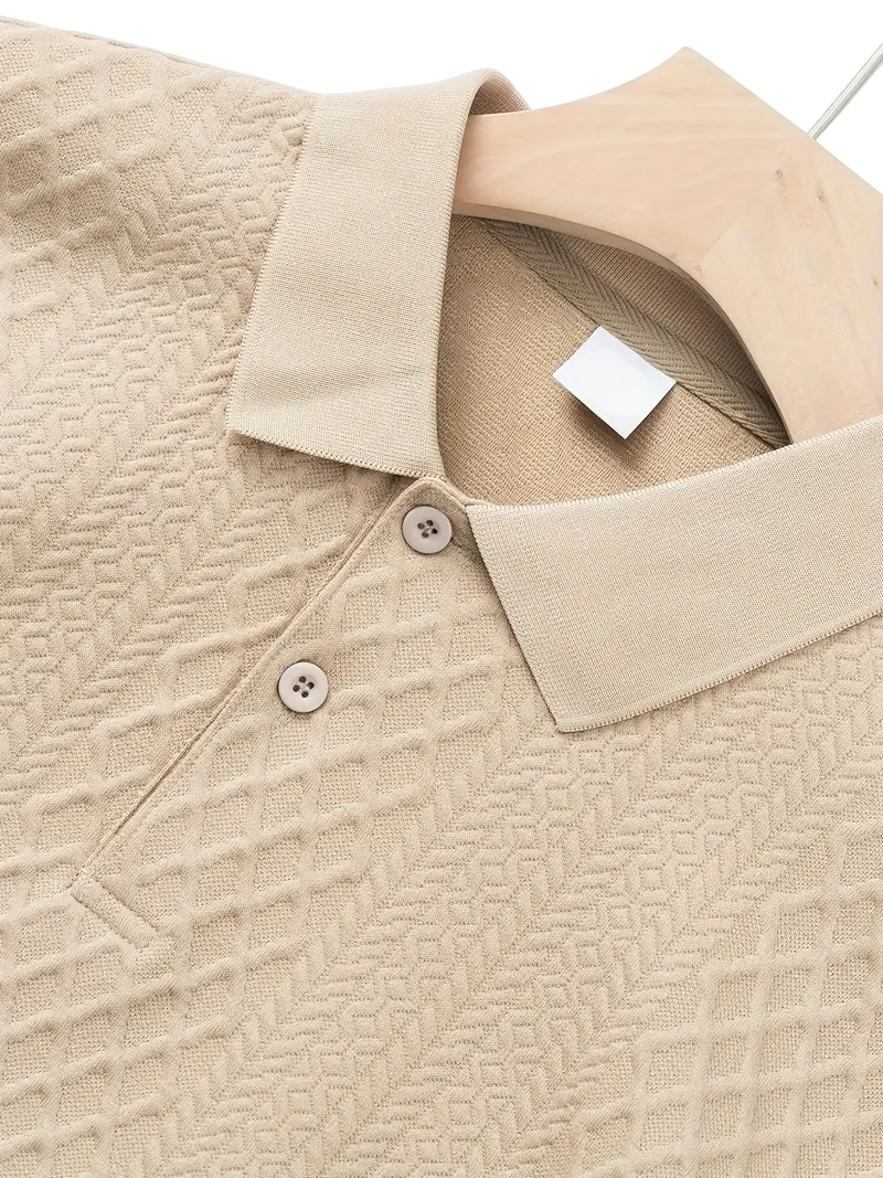 Polo Henley Beige