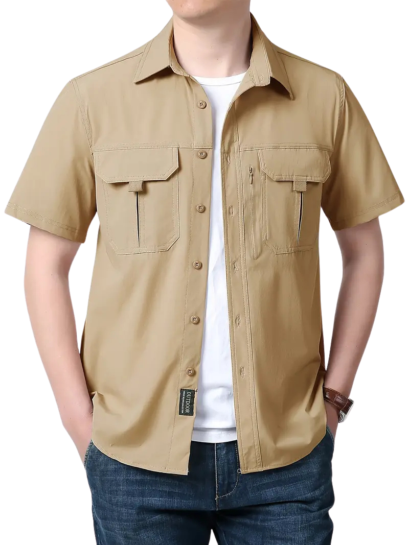 Camisa Outdoor Zi Caqui