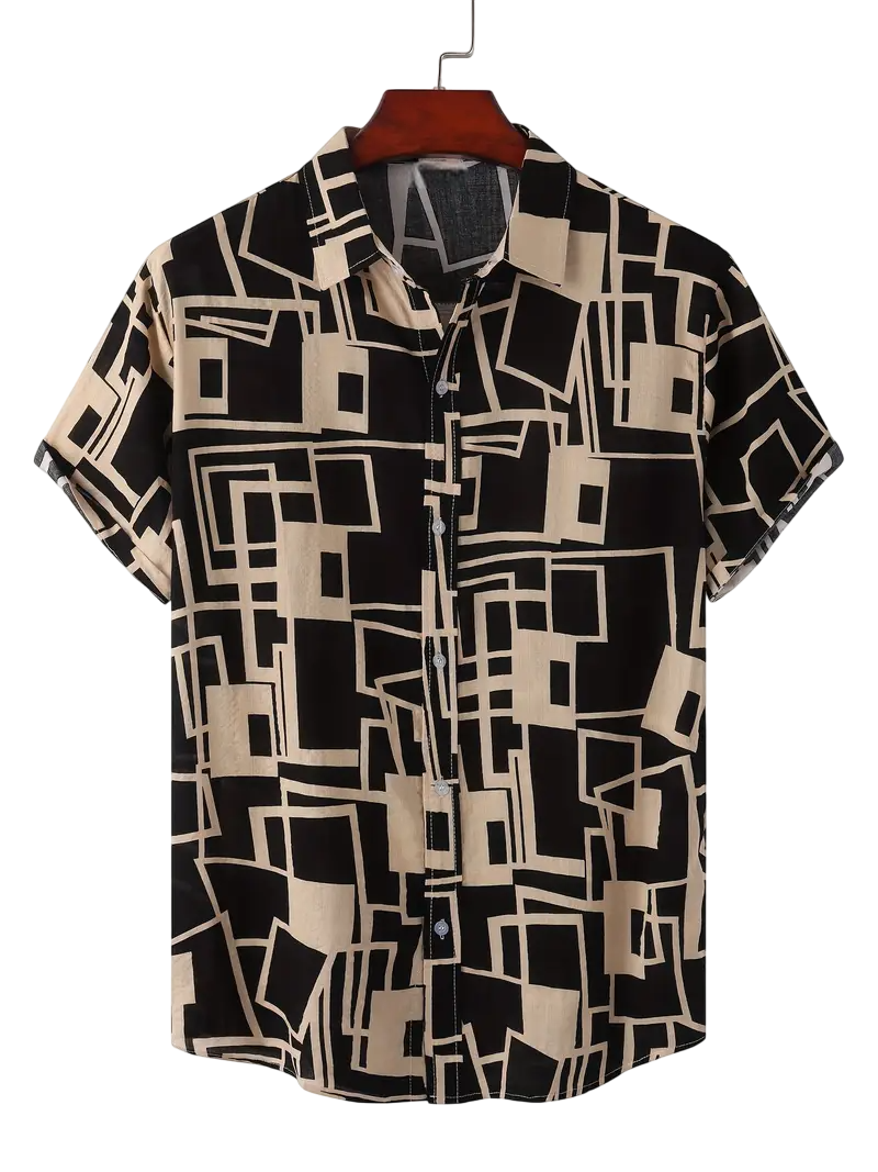 Camisa gold n black