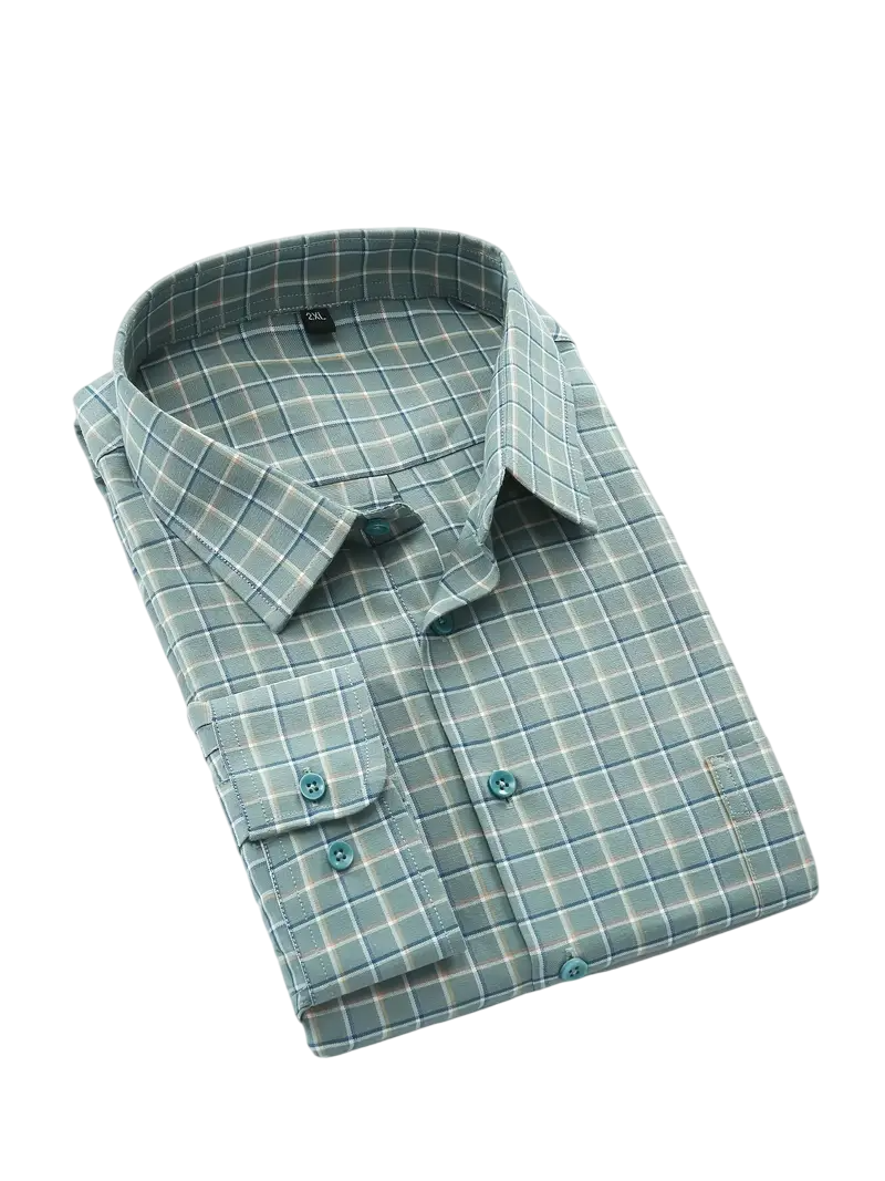 Camisola Cuadro Esmeralda