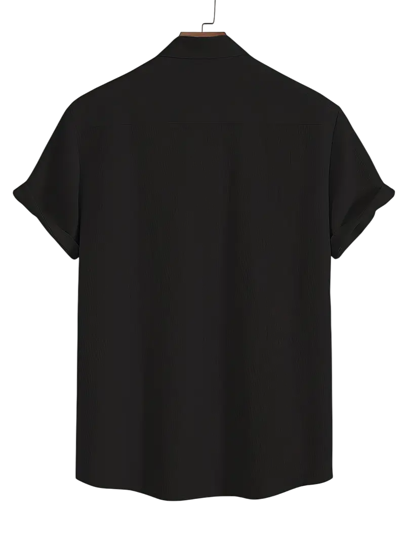 Camisa Negra Amaderada