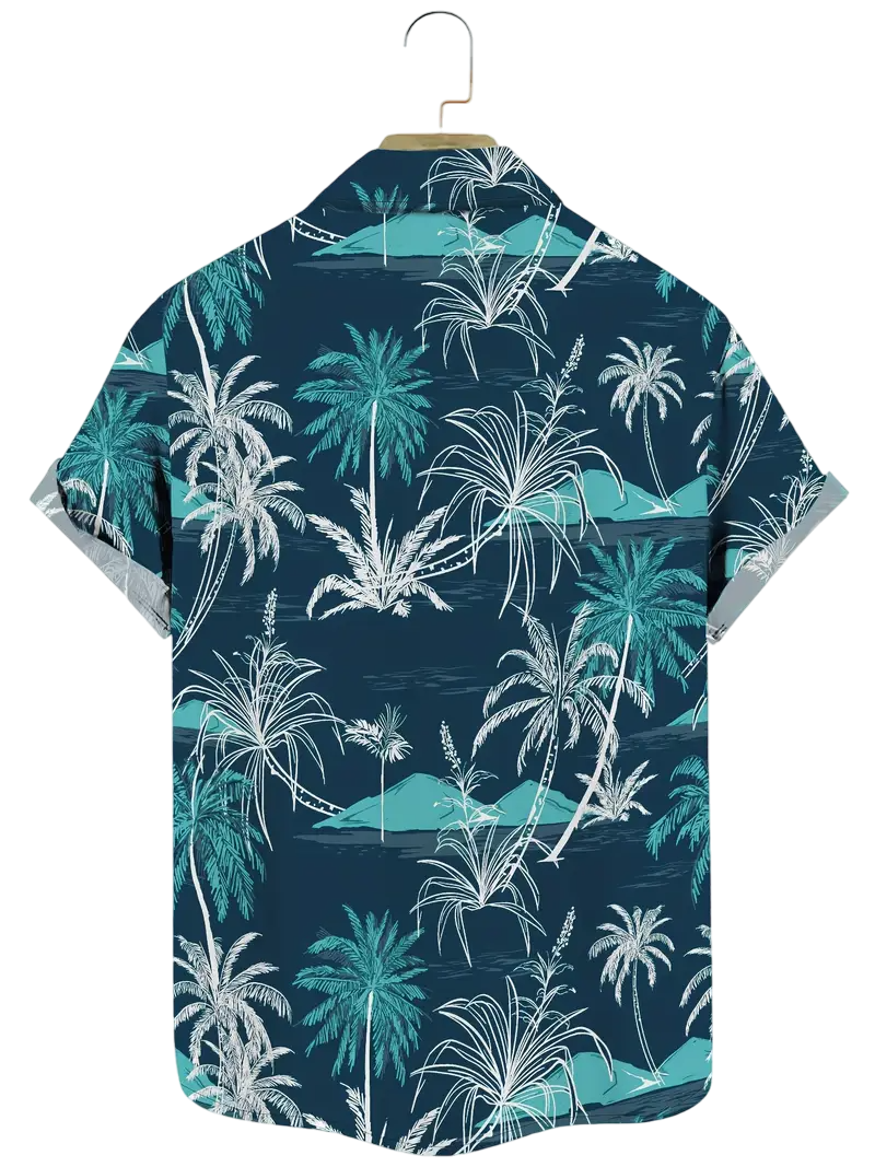 Camisa Tropical Palm & Mountain