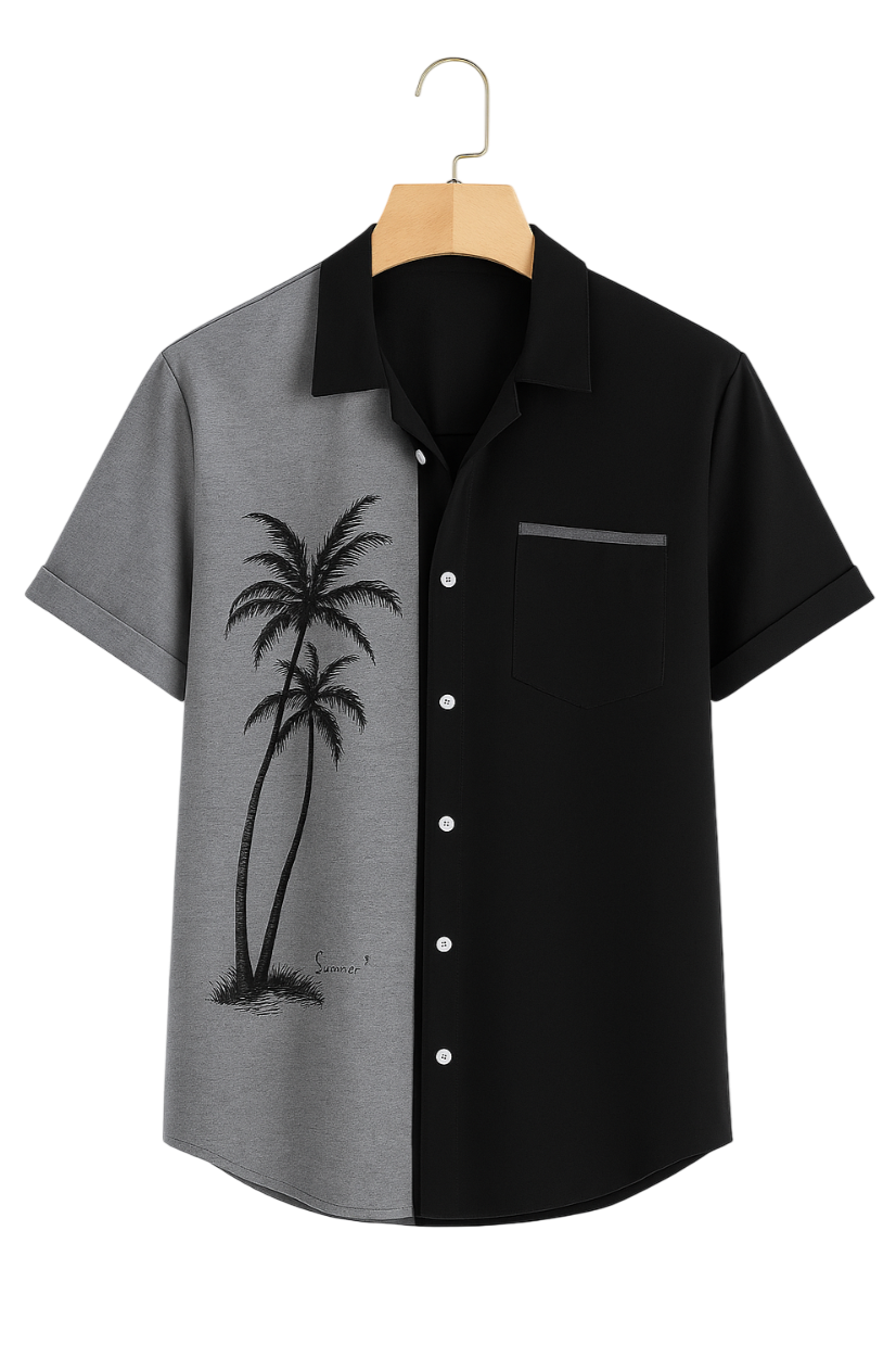 Camisa Palm Gray