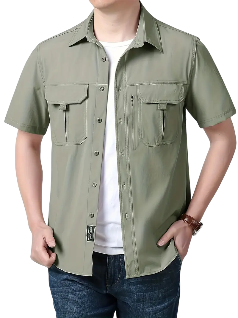 Camisa Outdoor Zi Olive