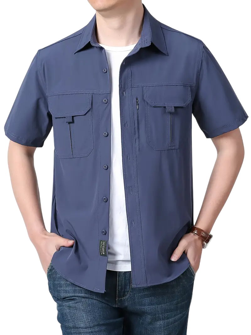 Camisa Outdoor Zi Blue