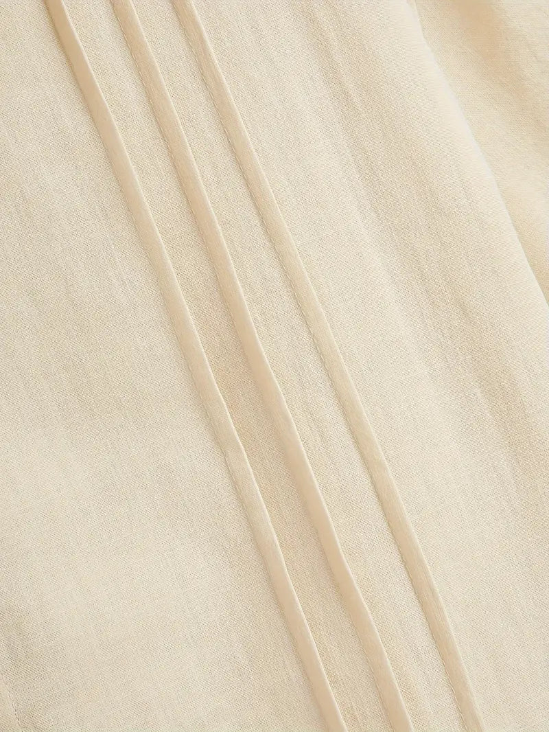 Guayabera 3 Lineas Beige