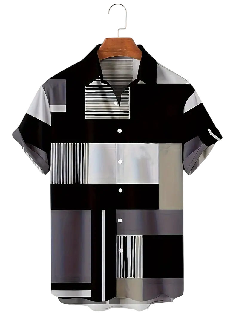 Camisa Cuadros Negros