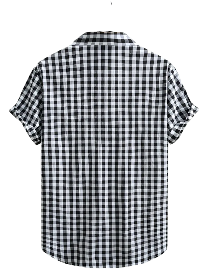 Camisa Cuadros Negros