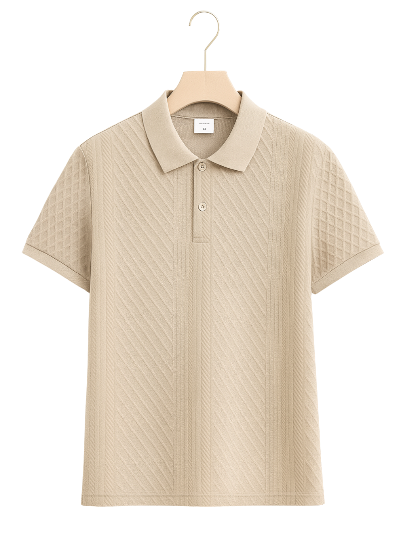 Polo Henley Beige