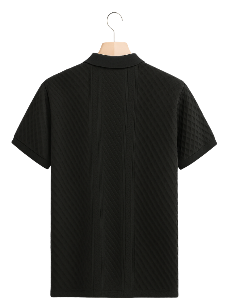 Polo Henley Black