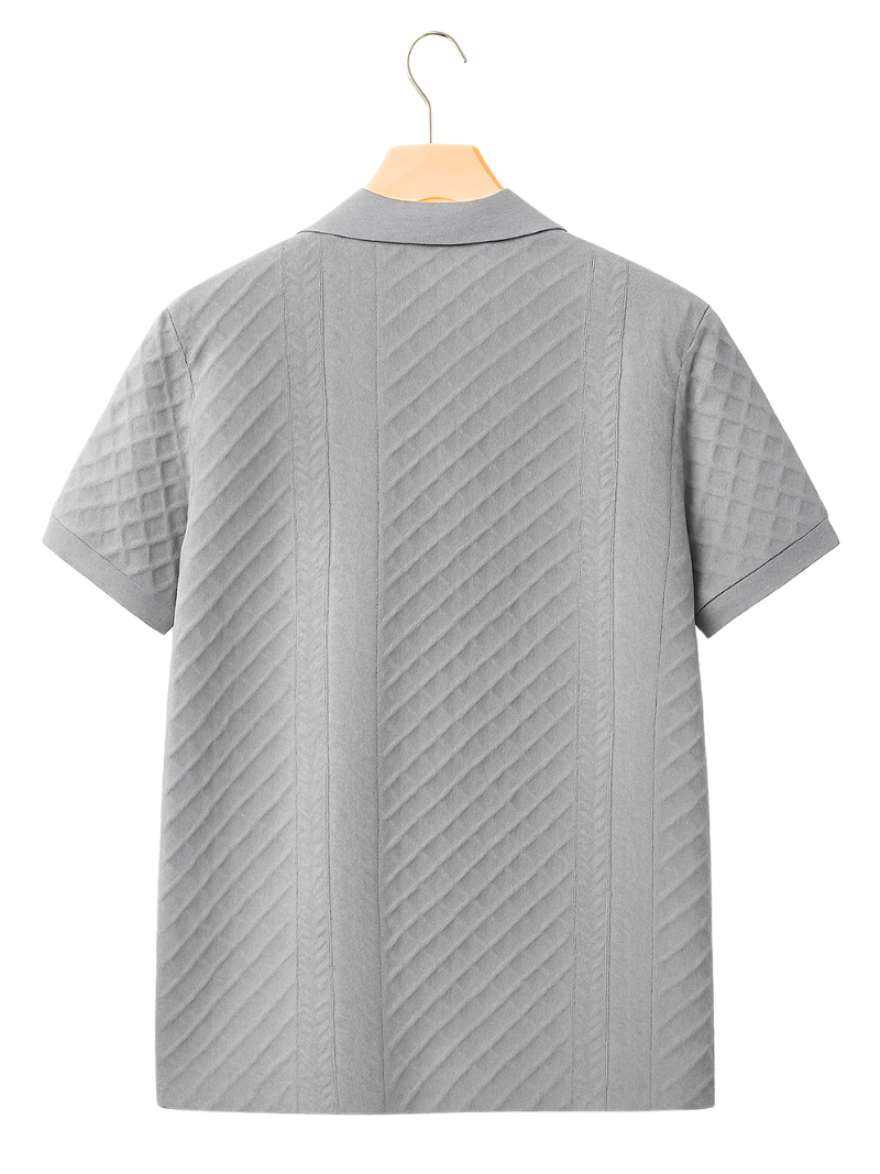 Polo Henley Grey