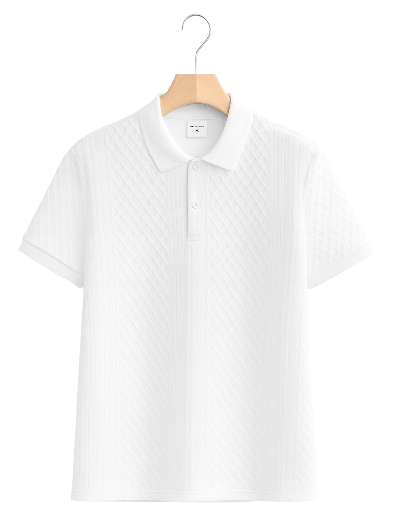 Polo Henley White