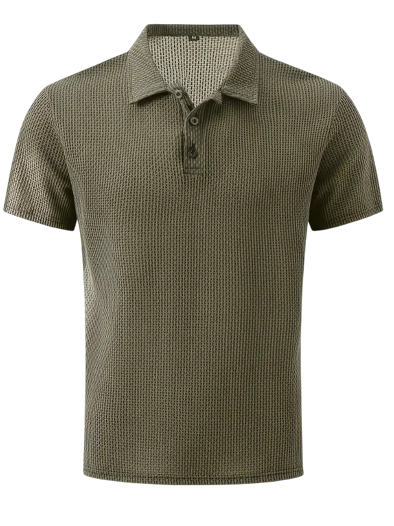 Polo Militar con Textura