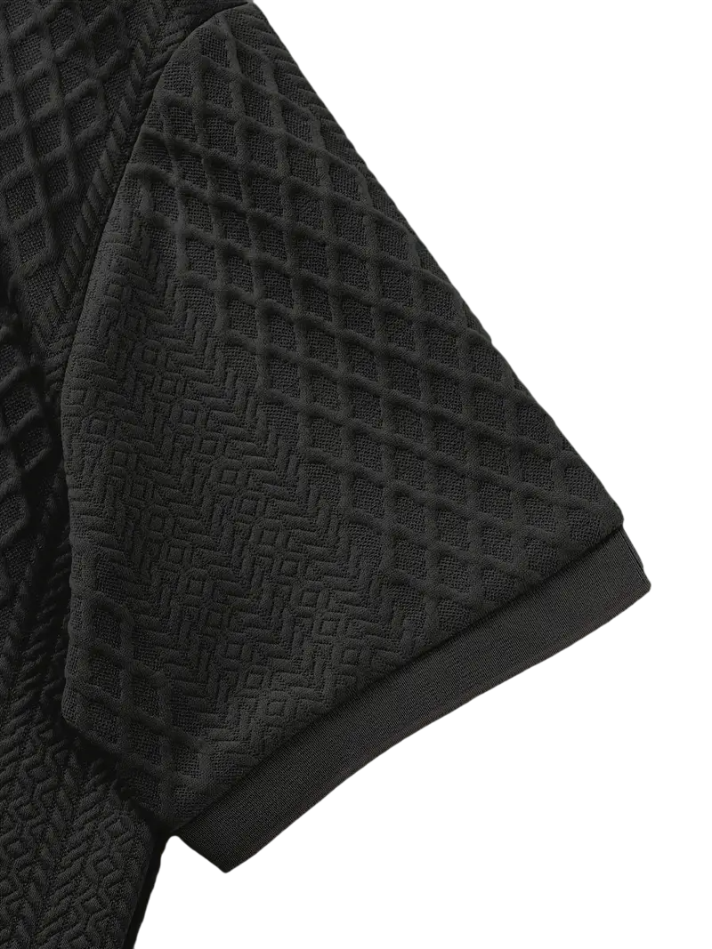 Polo Henley Black