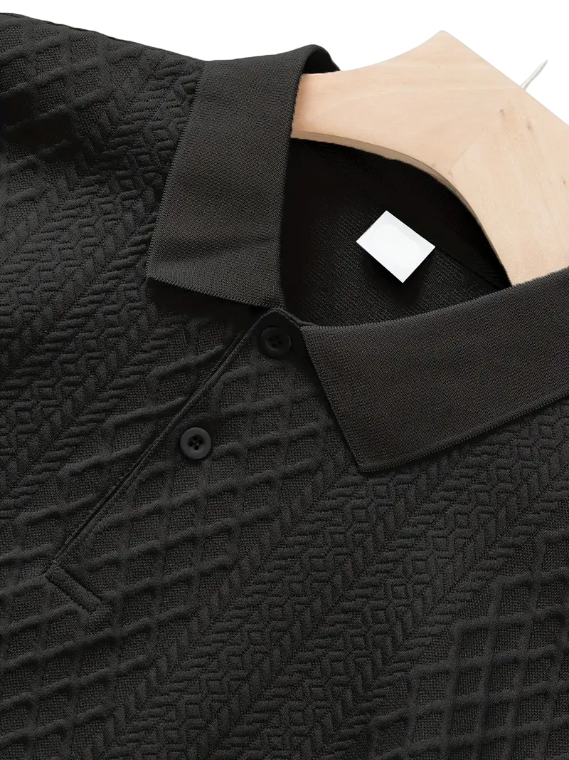 Polo Henley Black