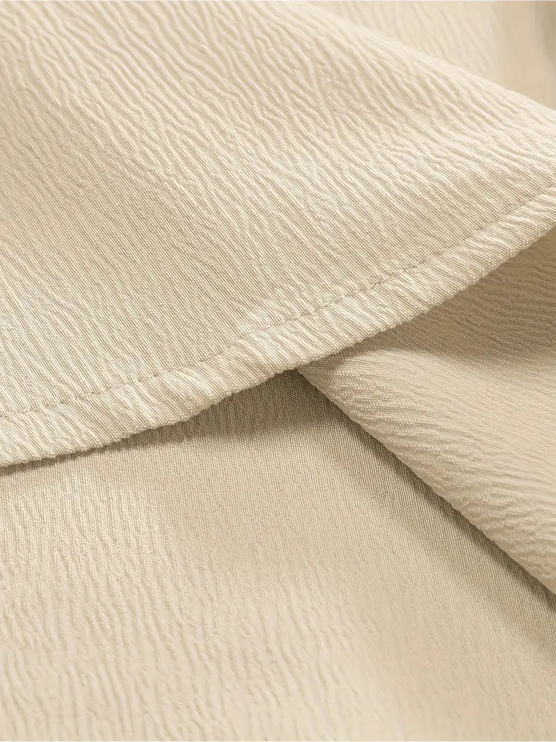 Camisa Crepé Almendra