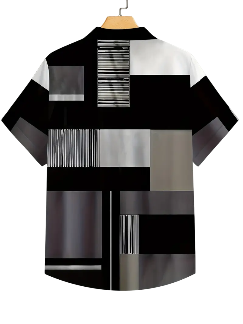Camisa Cuadros Negros