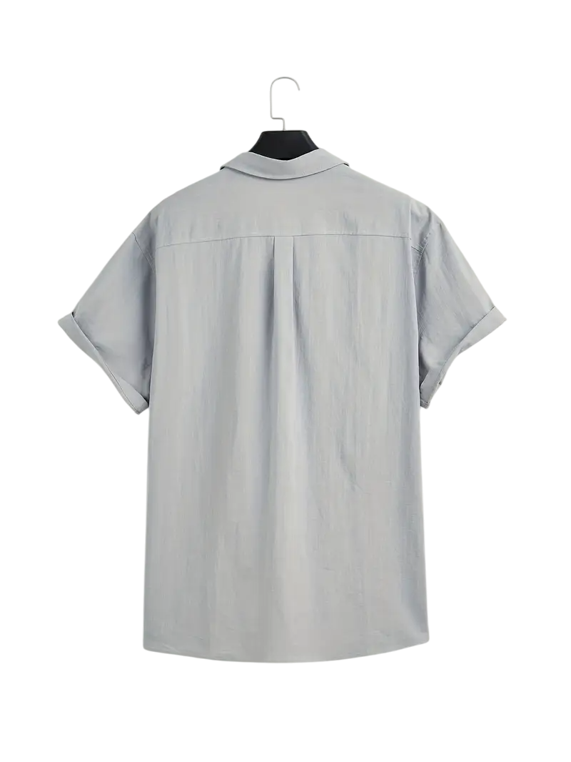 Guayabera 3 Lineas Gris