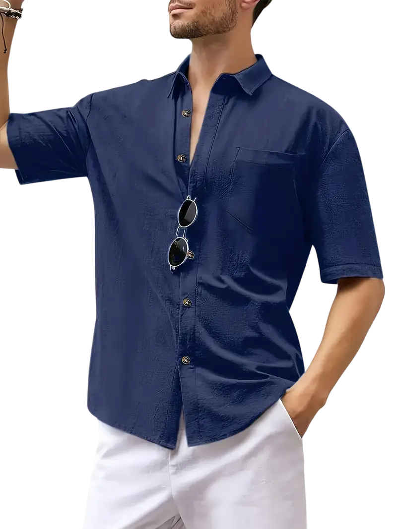 Camisa Smooth Marino