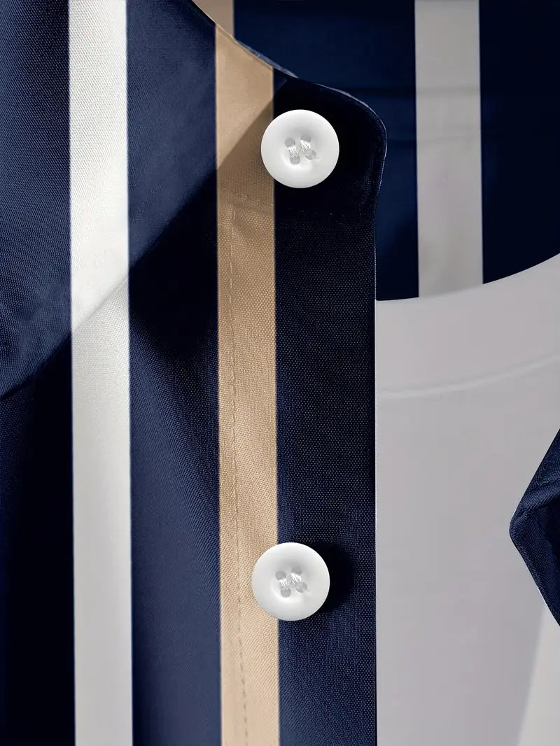 Camisa Navy Stripes