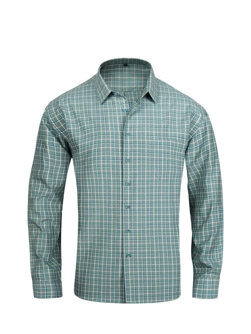 Camisola Cuadro Esmeralda