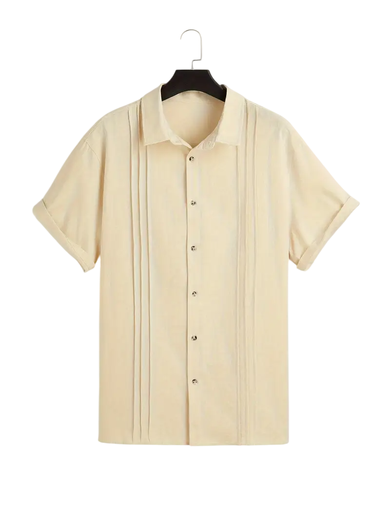 Guayabera 3 Lineas Beige