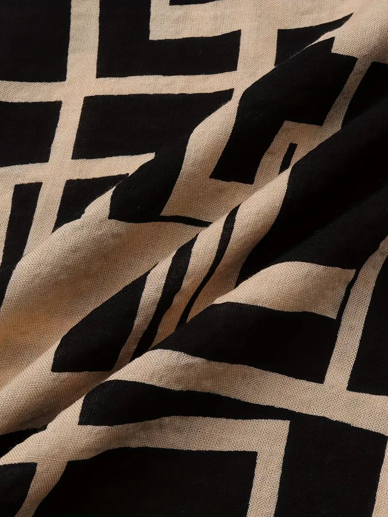 Camisa gold n black