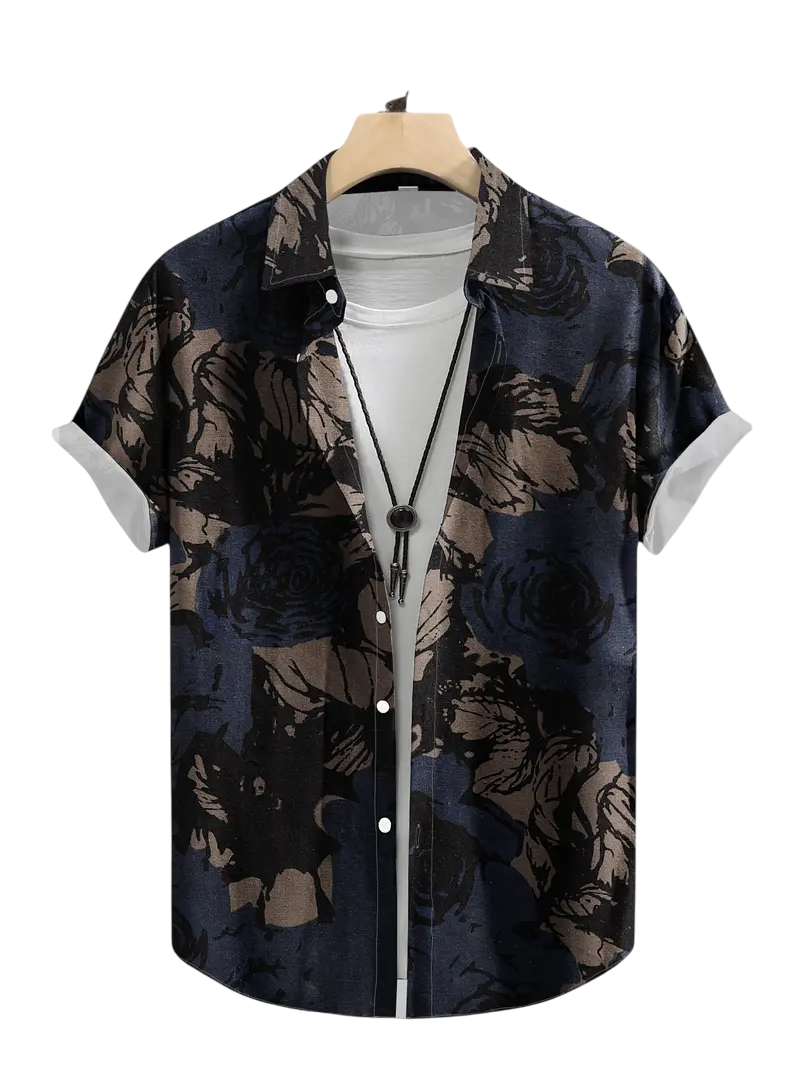 Camisa Flower Night
