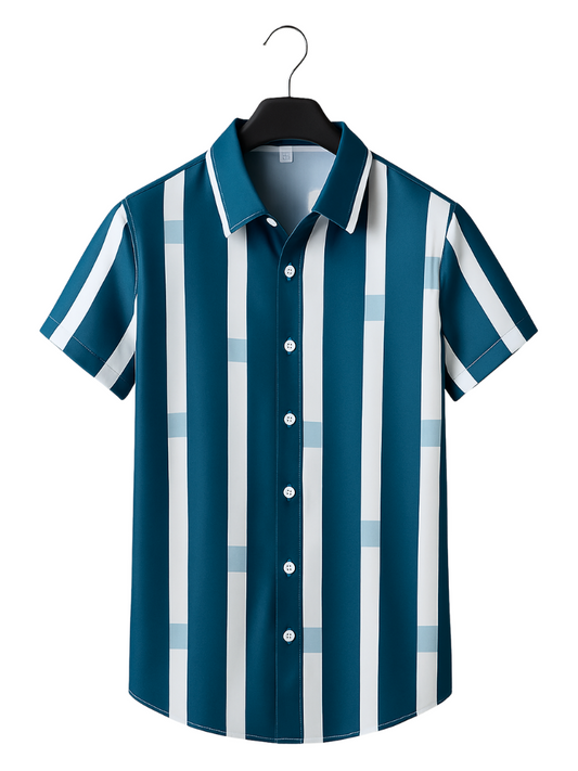 Camisa Pixel Blue