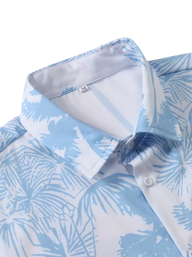 Camisa Palma Celeste
