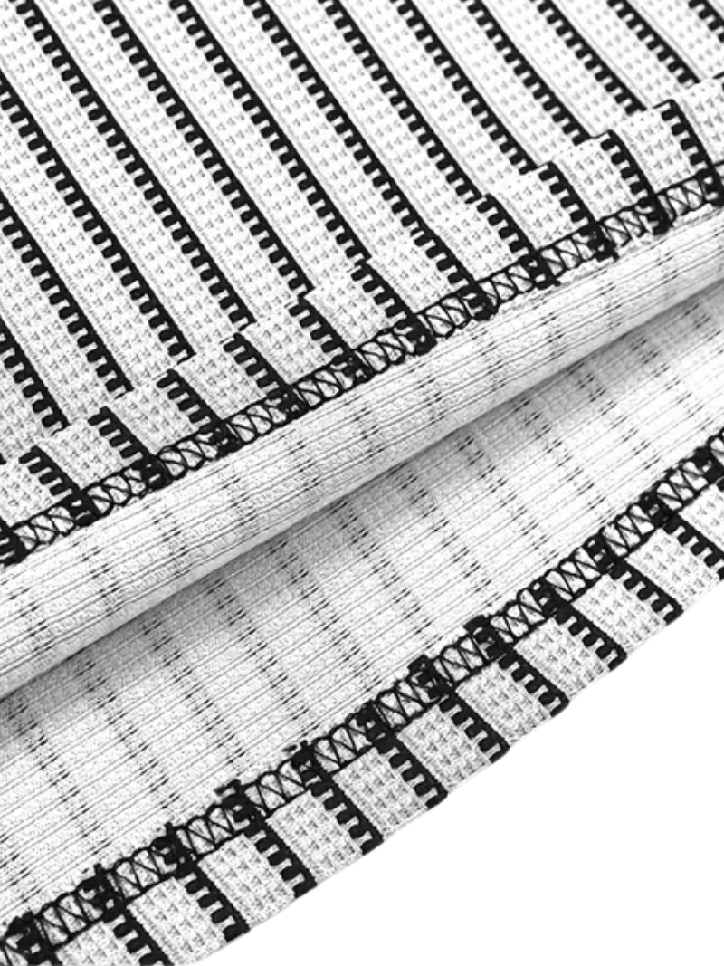 Camiseta Parche Lines White